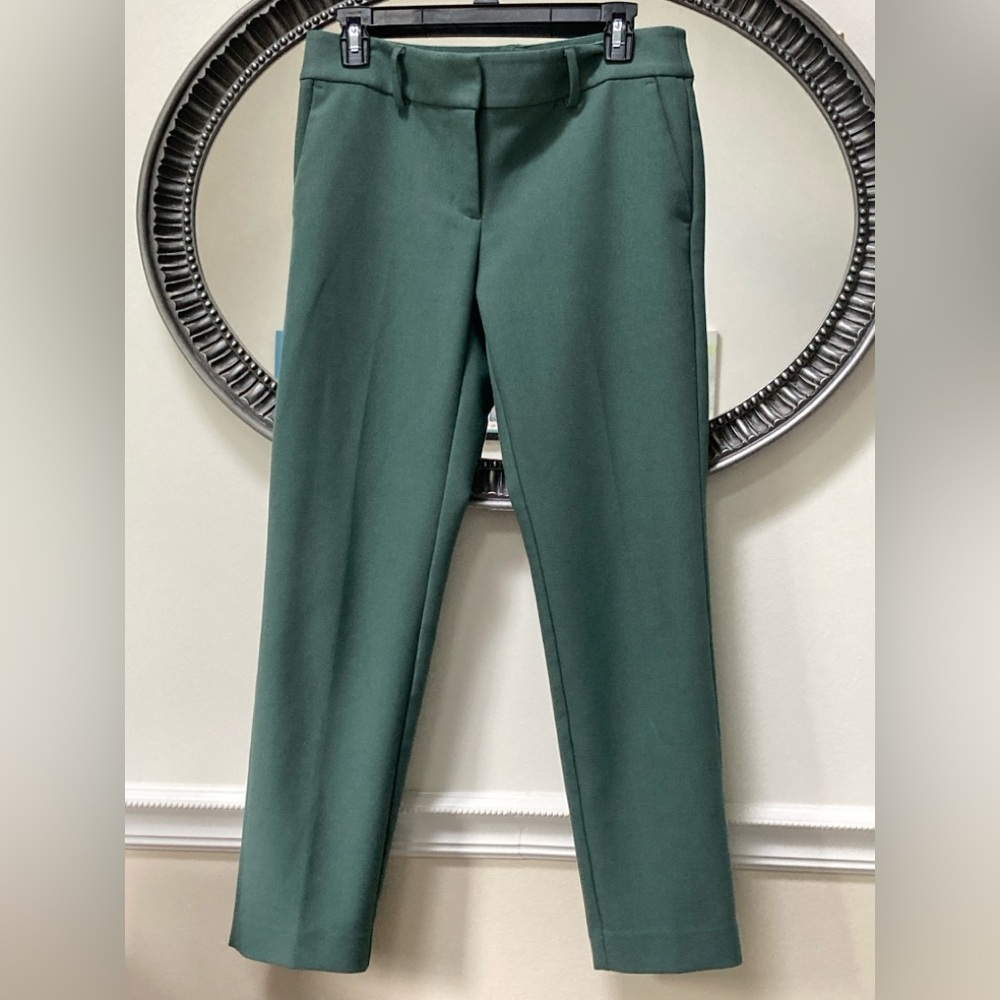 Loft Marisa Ankle Pants Green Oversized 2